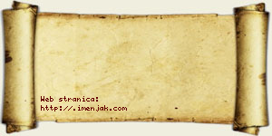 Ana Klincov vizit kartica